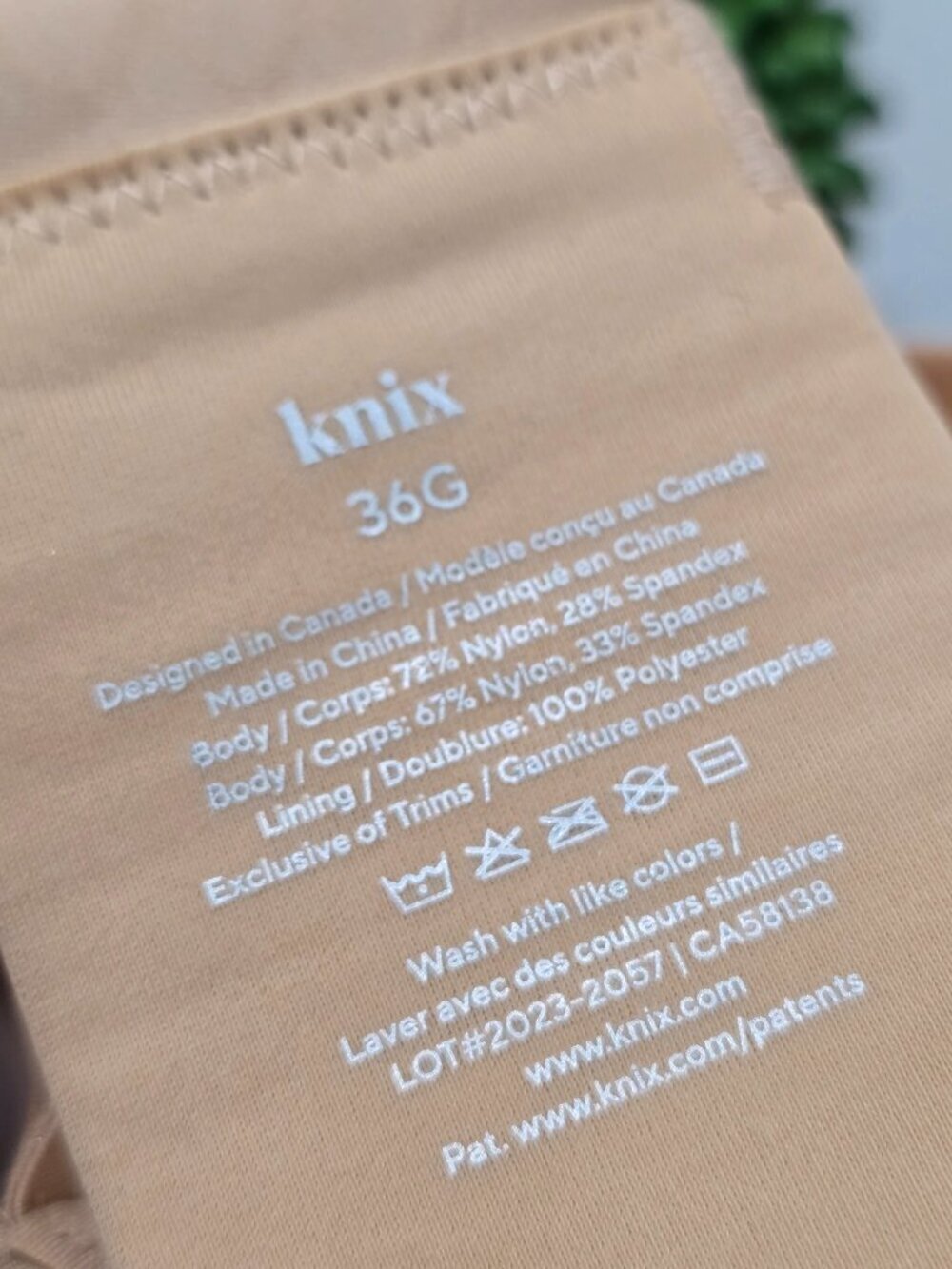 Knix - WingWoman Contour Bra, 36G, Warm Sand, Wireless T-Shirt Bra​​ - Picture 8 of 16